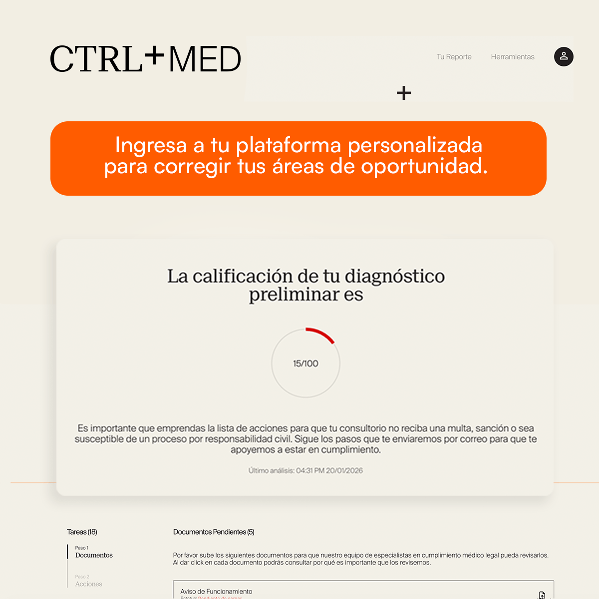 CTRL + MED Paso 3