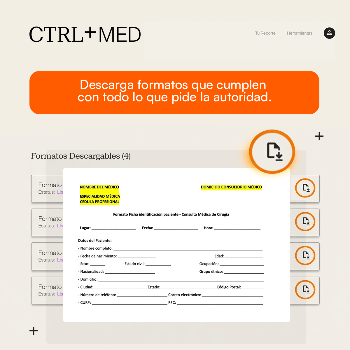 CTRL + MED Paso 6
